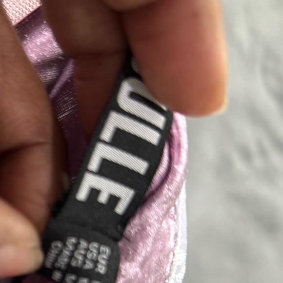 Dollcake Velvet Long Sleeve Dress in Purple - Picture 8 of 12